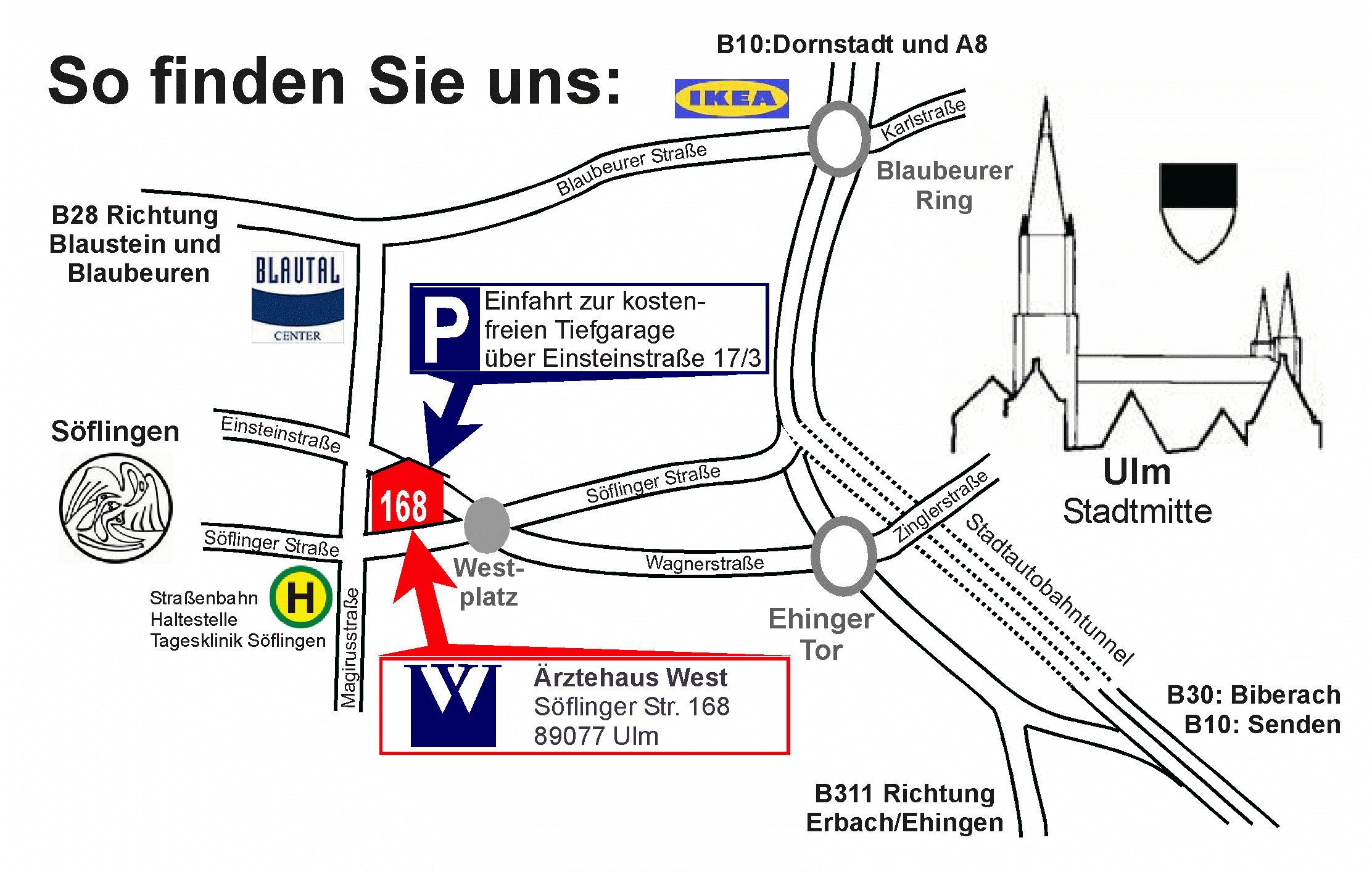 Lageplan ÄrztehausWest